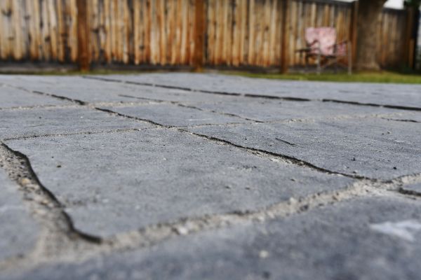 Sunken Patio Repair in Saginaw